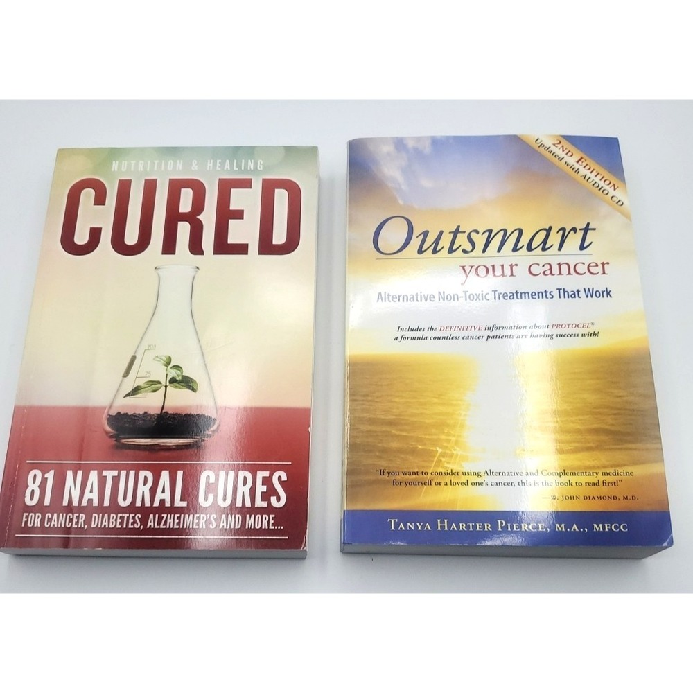 Outsmart your Cancer Cured 81 Natural Cures Softcover Book‎ 2017